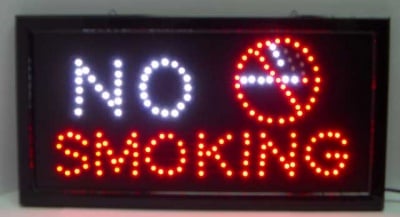 Светодиодна табела NO SMOKING