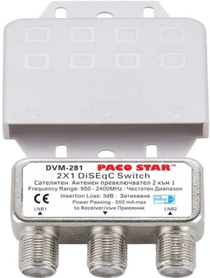 Сателитен DISEQC ключ 281