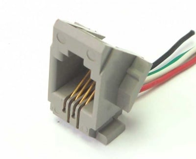 Телефонна букса 2 TA1010K RJ9 01